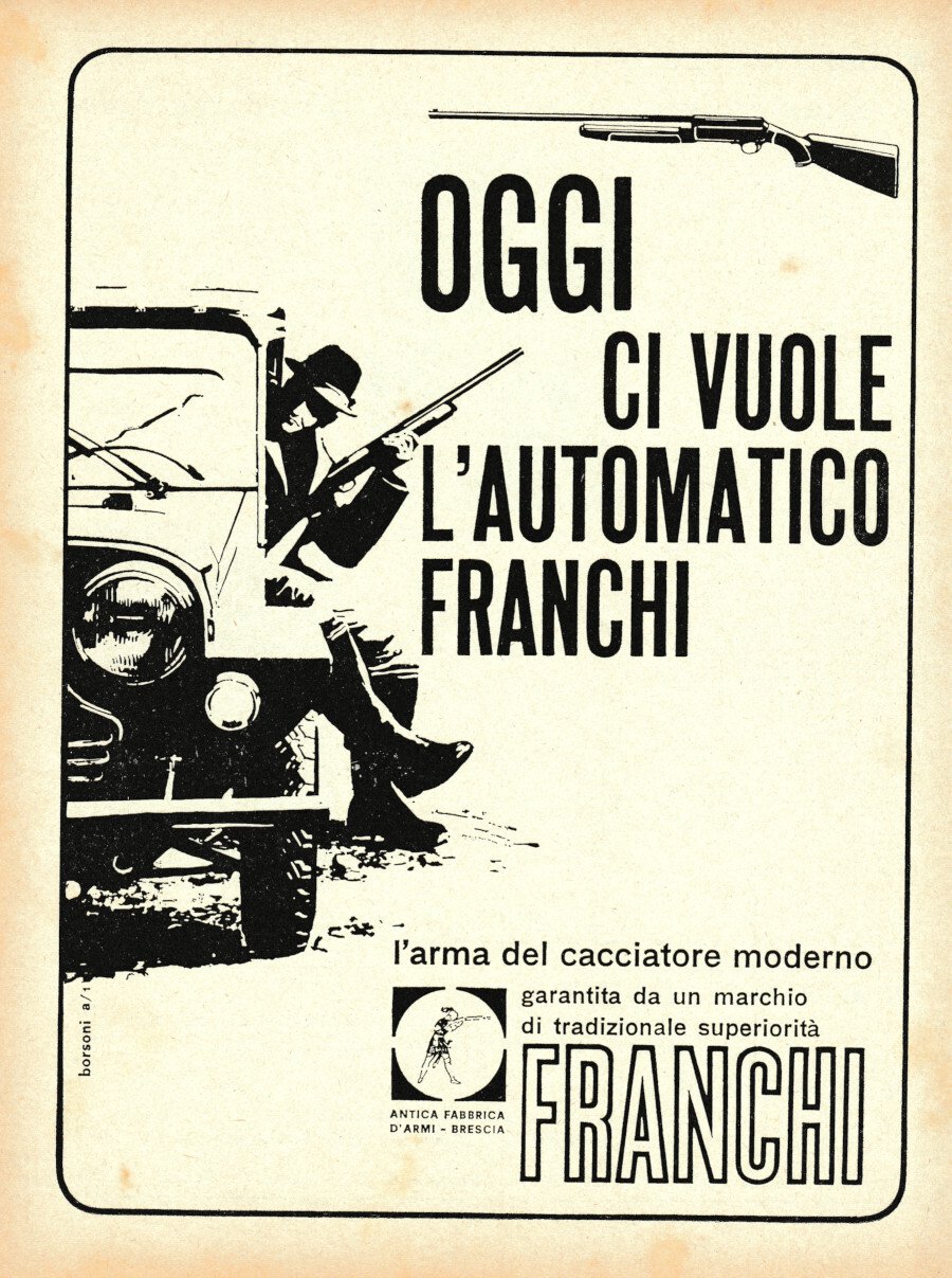 Oggi ci vuole l'automatico Franchi. Advertising 1965