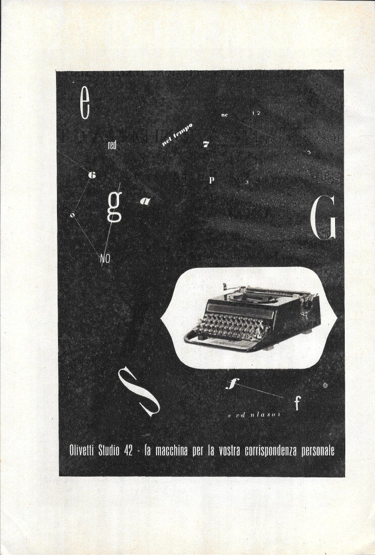 Olivetti Studio 42 - Advertising 1942