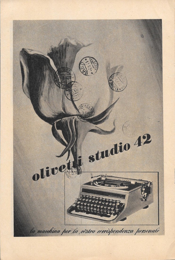 Olivetti Studio 42 - Advertising 1943
