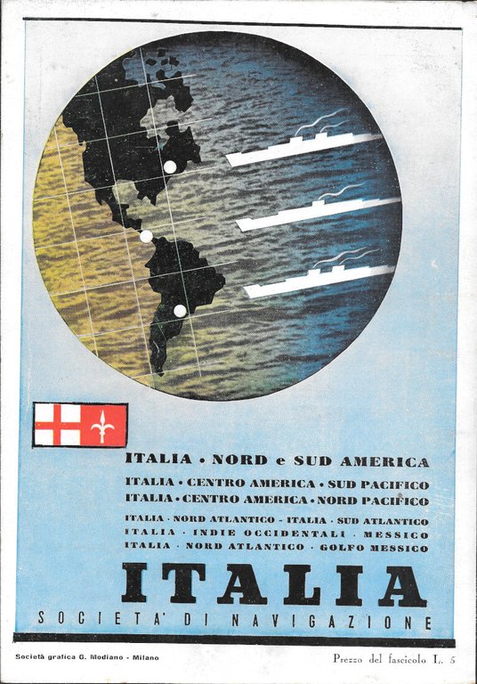 Olivetti Studio 42 / Italia Società di Navigazione - Advertising …