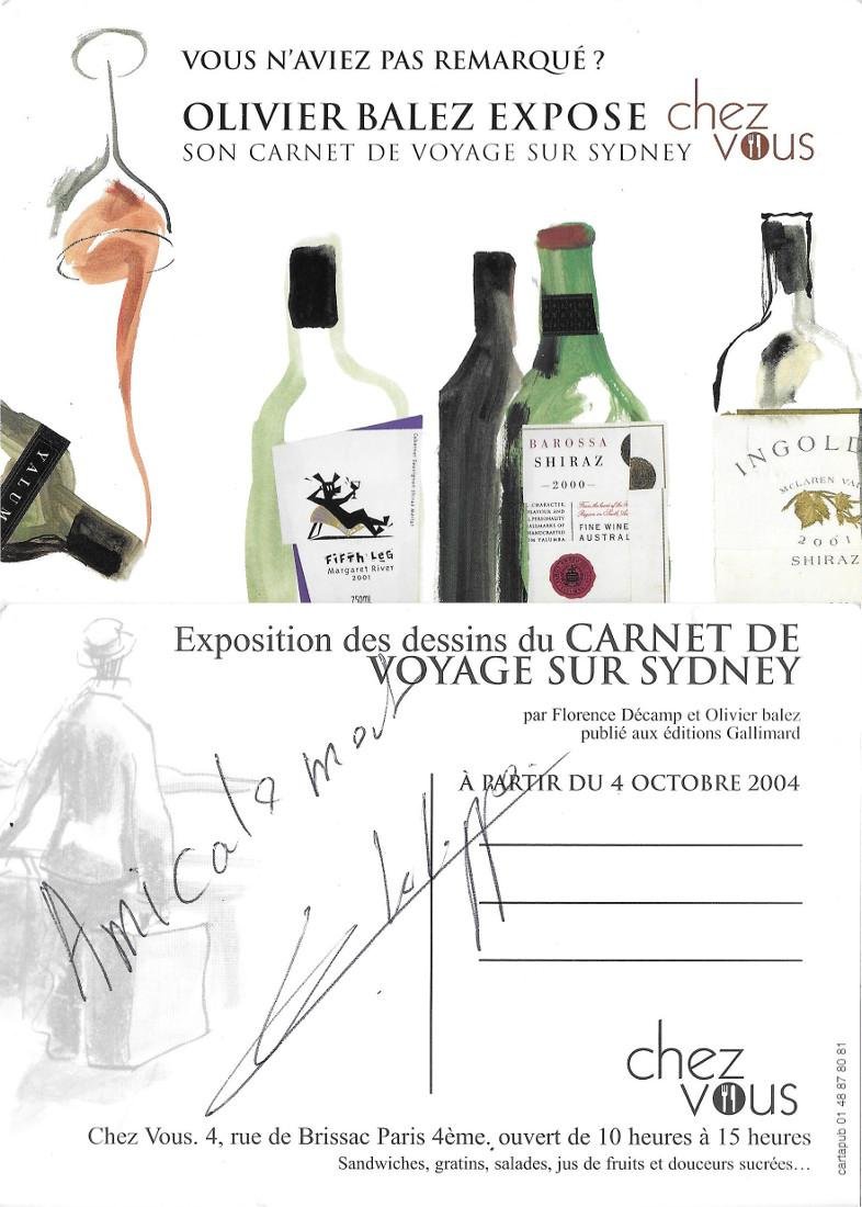 Olivier Balez expose son carnet de voyage sur Sydney. Paris …