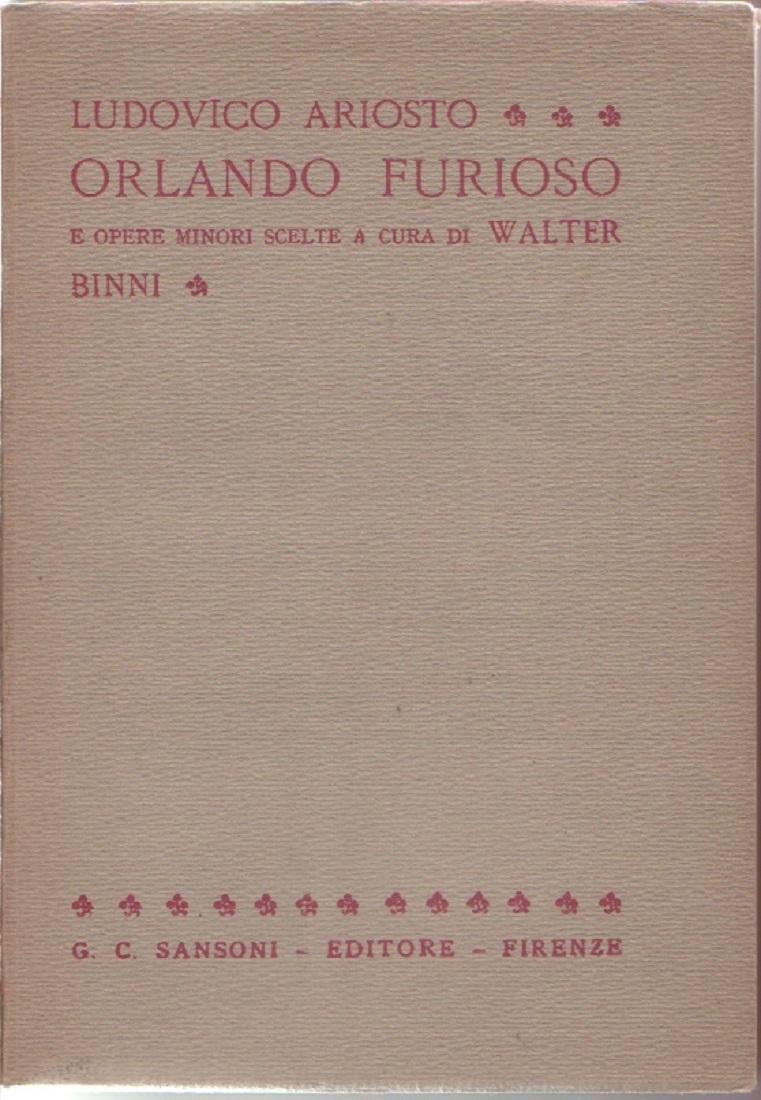 Orlando furioso e opere minori - Ludovico Ariosto