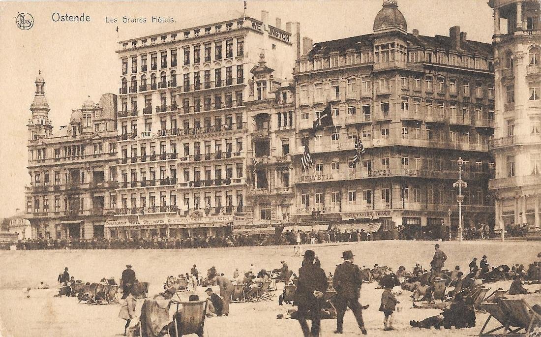 Ostende. Les Grands Hotels. Non viaggiata