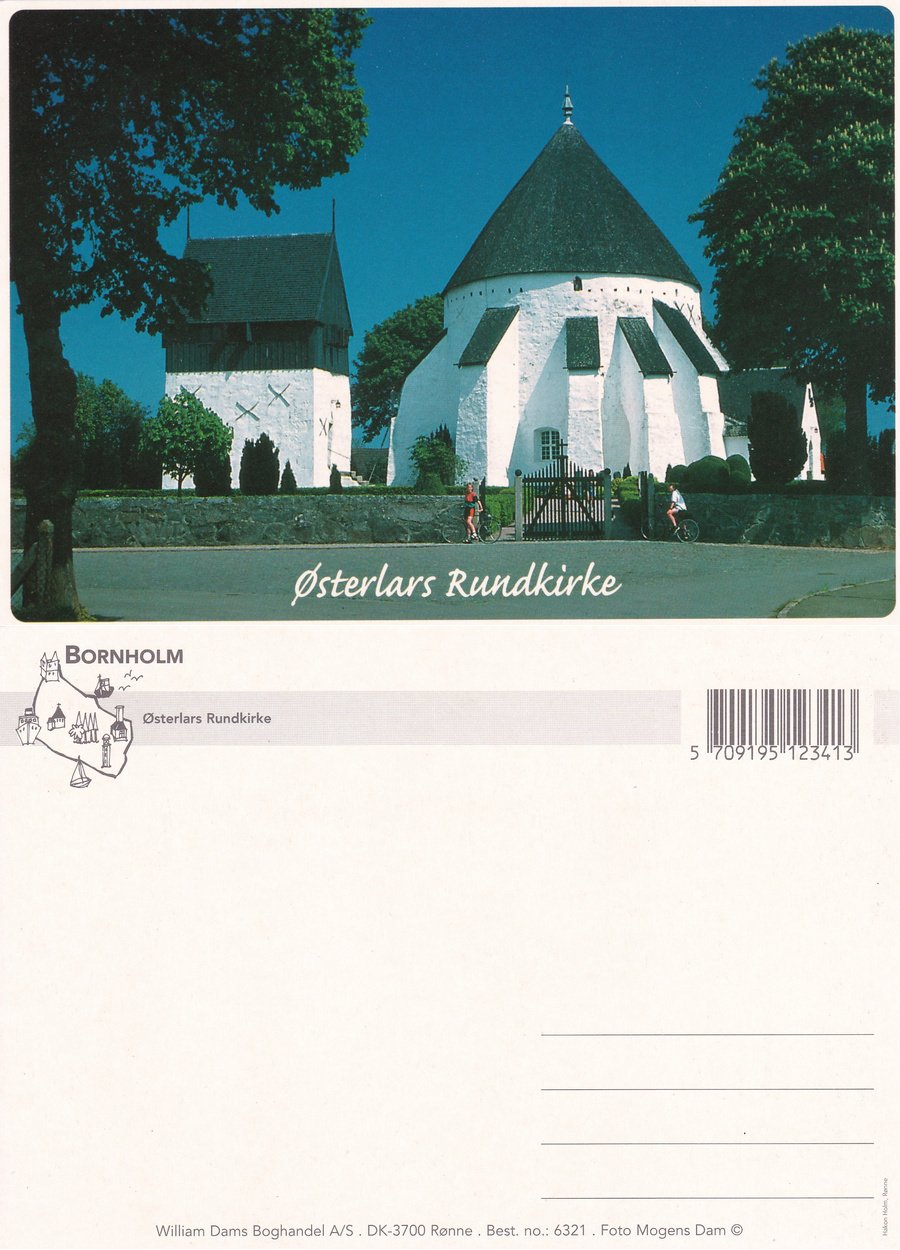 Osterlars Rundkieke. Bornholm (Danimarca). Non viaggiata