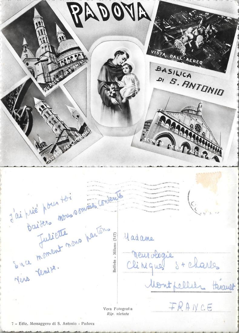 Padova. Basilica di S. Antonio. Vedutine. Ed. Messaggero. Viaggiata | Immagine principale