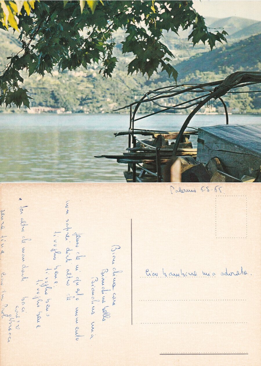 Paesaggio lacustre. Non viaggiata