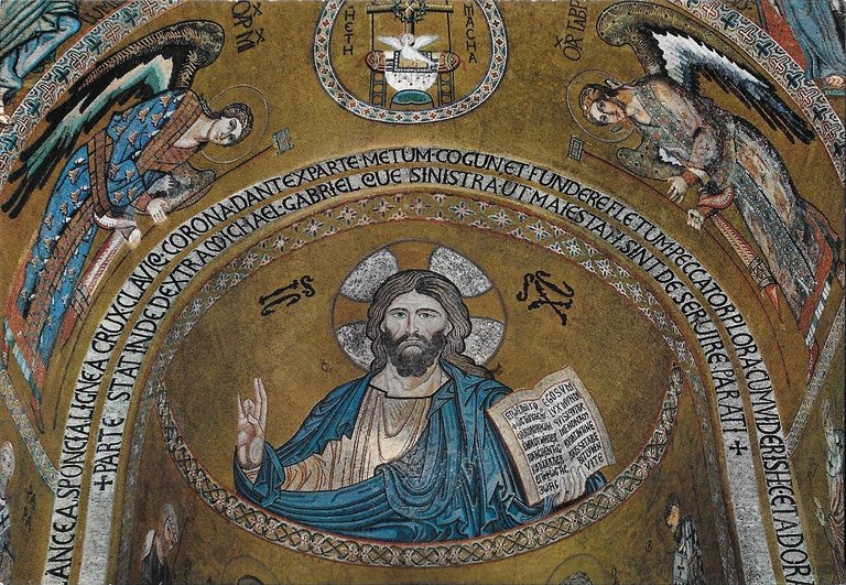 Palermo. Cappella Palatina. Il Cristo. Non viaggiata