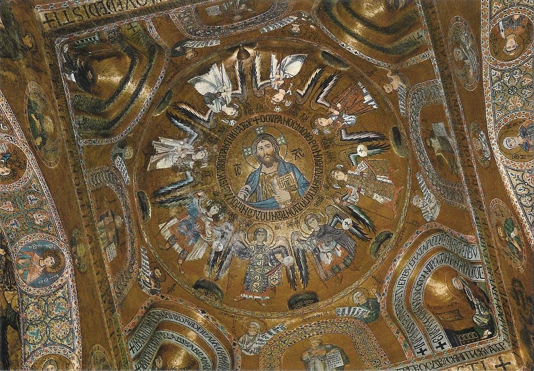 Palermo. Cappella Palatina. La cupola. Non viaggiata