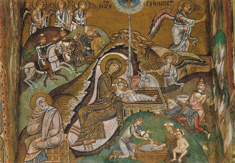 Palermo. Cappella Palatina. La Natività. Non viaggiata