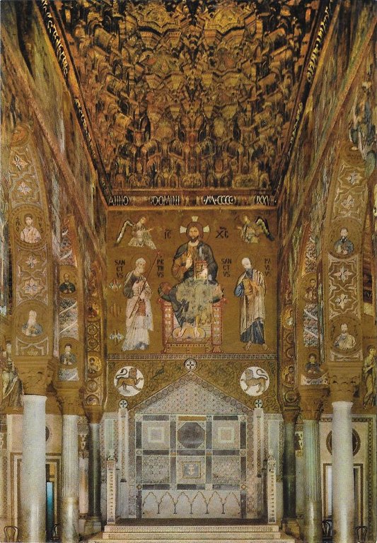 Palermo. Cappella Palatina. Trono Reale. Non viaggiata