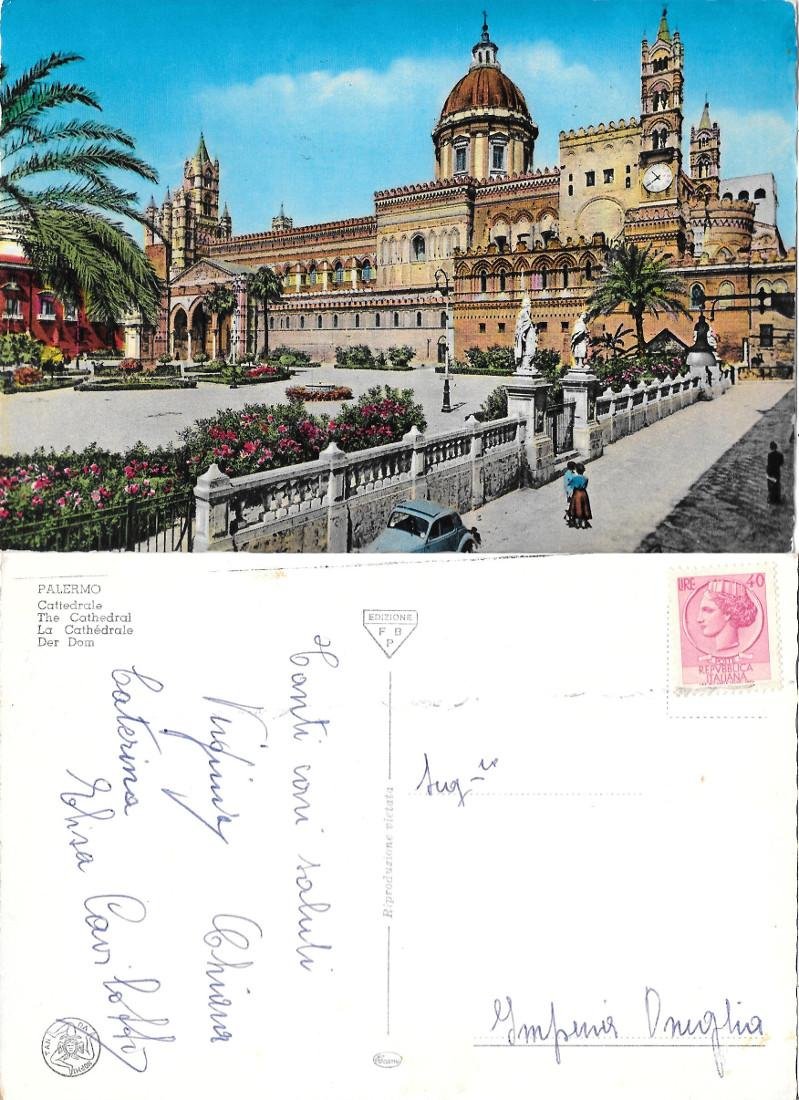 Palermo. Cattedrale. Viaggiata