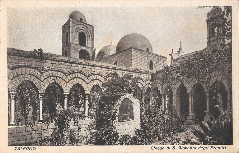 Palermo. Chiesa di S. Giovanni degli Eremiti. Non viaggiata, originale