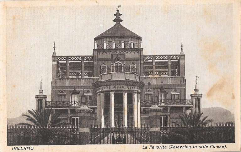 Palermo. La Favorita (Palazzina in stile Cinese). Non viaggiata, originale