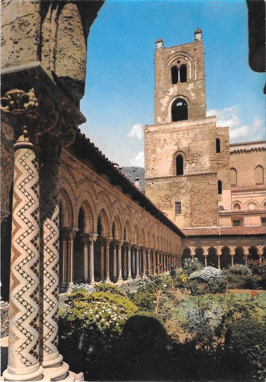 Palermo Monreale. Interno del Chiostro. Non viaggiata
