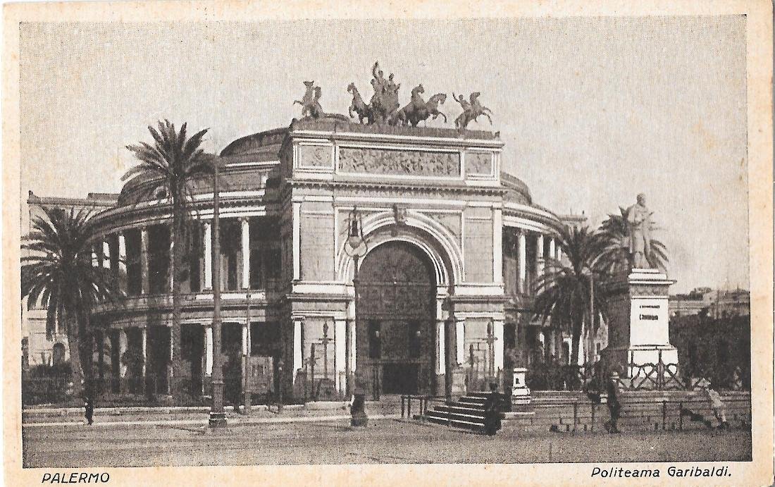 Palermo. Politeama Garibaldi. Non viaggiata, originale