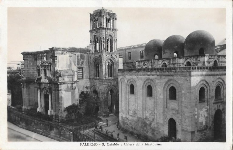 Palermo. S. Cataldo e Chiesa della Martorana. Non viaggiata, originale