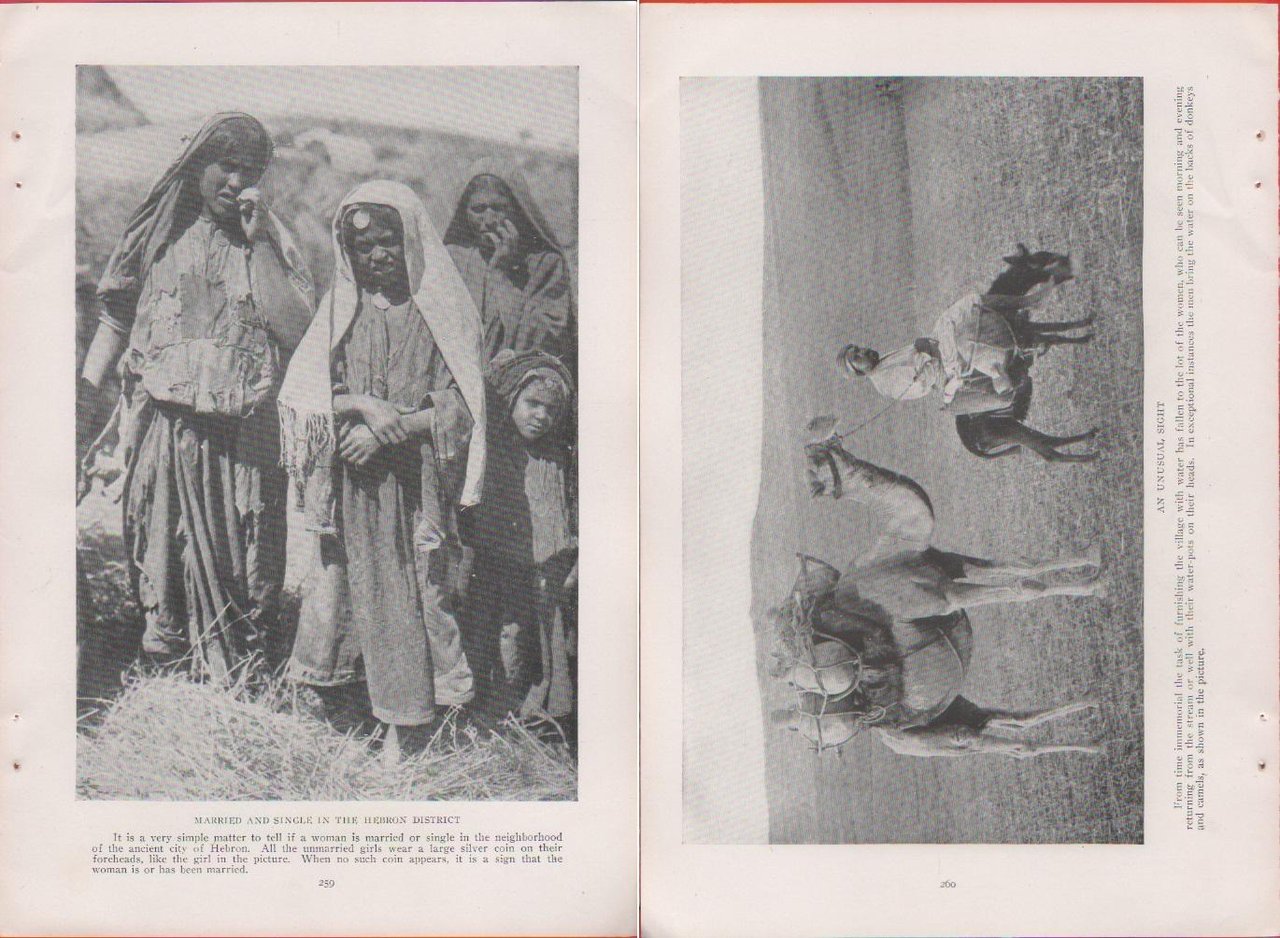 Palestine. Married and single in the Hebron District/An unusual sight. …