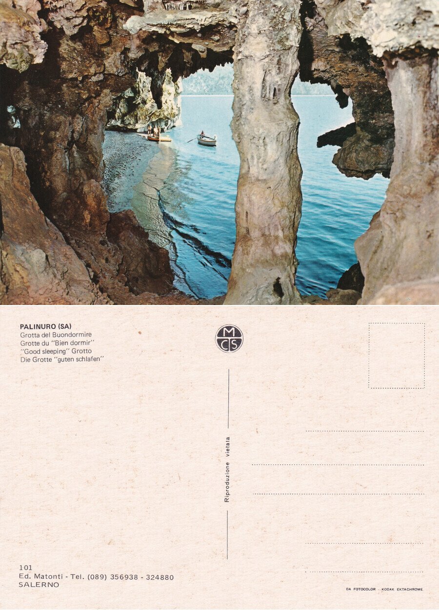 Palinuro (SA). Grotta del Buondormire. Non viaggiata