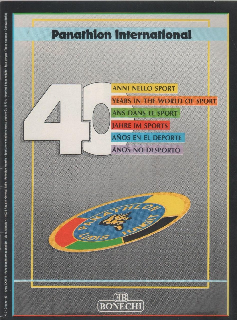 Panathlon International. 1991. Giugno