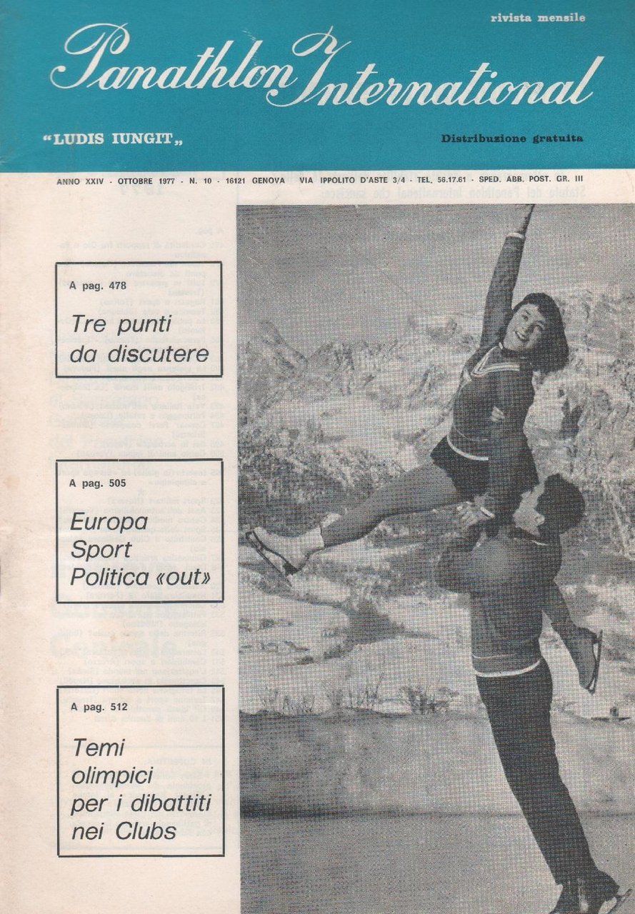 Panathlon International. n. 10. 1977