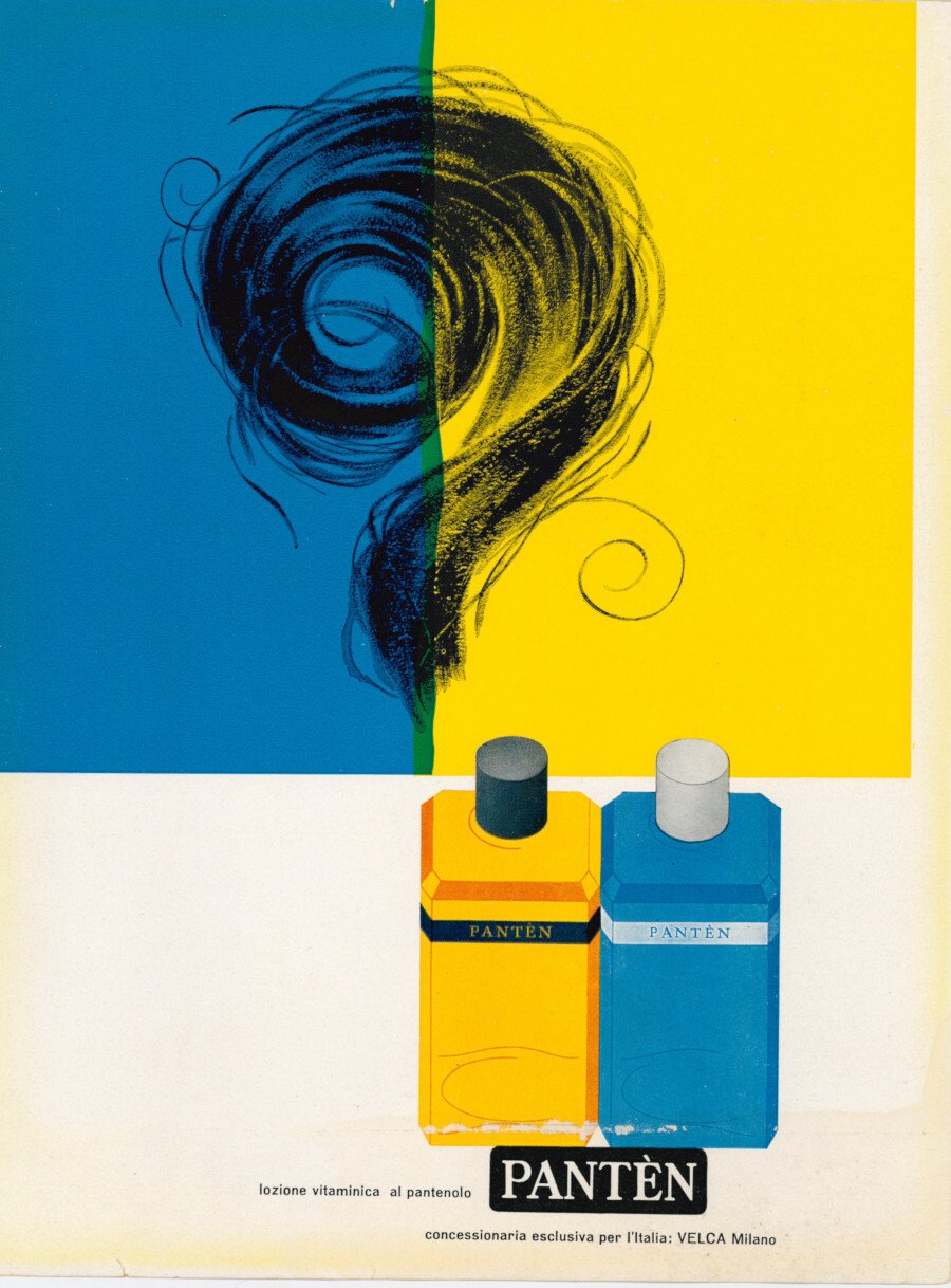 Panten/Manifattura ceramica Pozzi. Advertising 1957