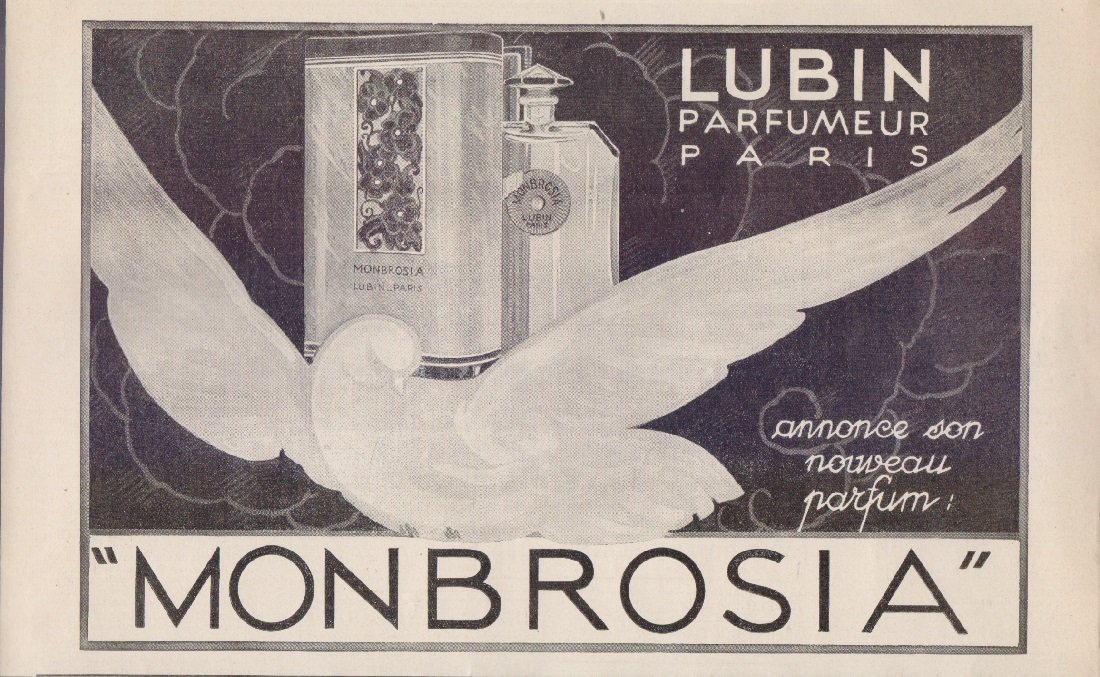 Parfum Monbrosia. Advertising 1926