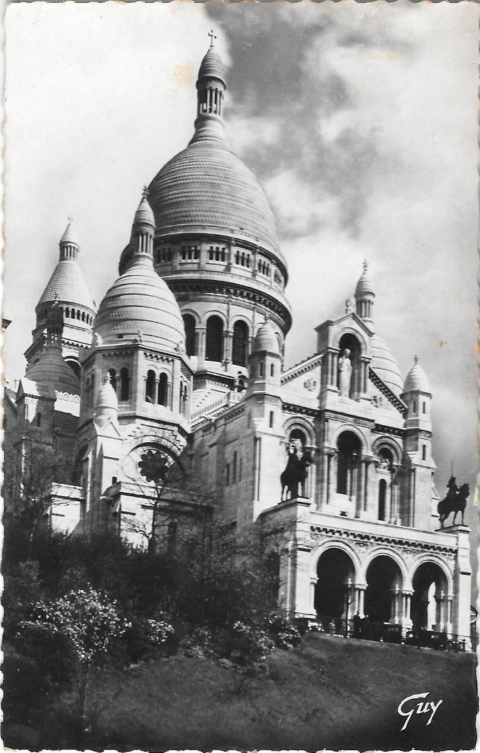 Parigi. Basilica del Sacro Cuore a Montmartre. Non viaggiata. Originale …