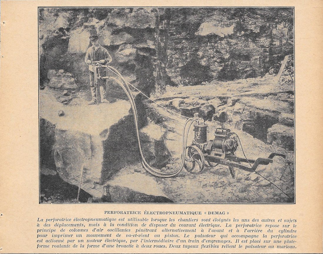 Perforatrice Electropneumatique Demag - Immagine 1928