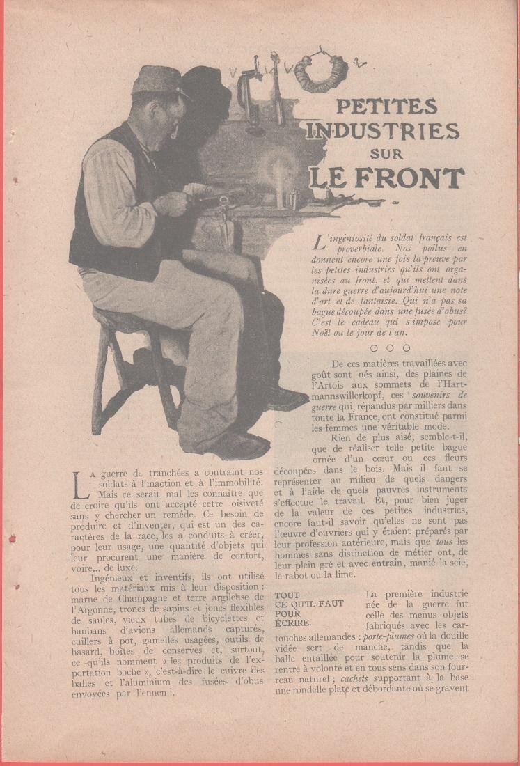 Petites industries sur le front. Stampa 1916