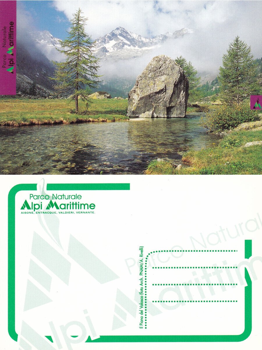 Piano del Valasco. Parco Naturale delle Alpi Marittime. Non viaggiata