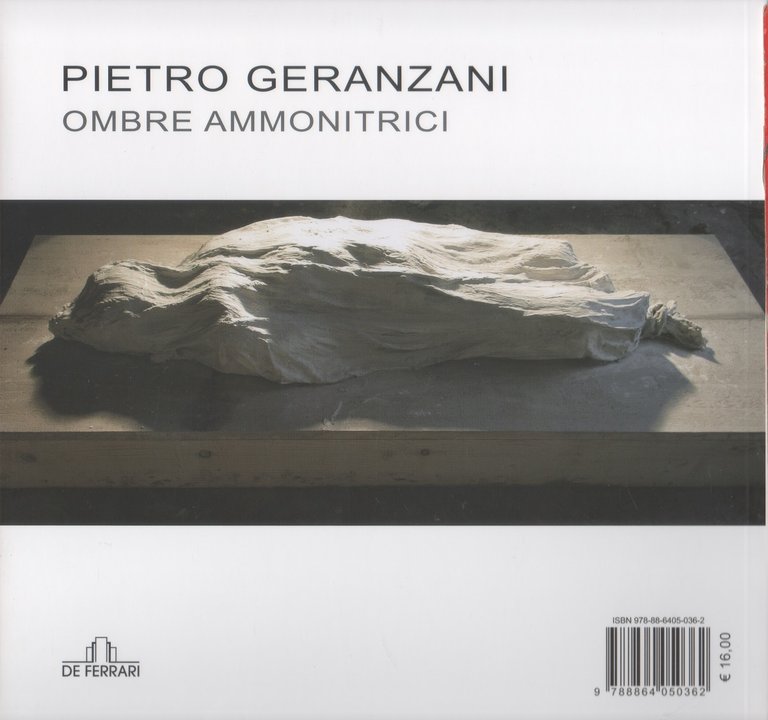 Pietro Gerenzani. Ombre ammonitrici. Catalogo mostra