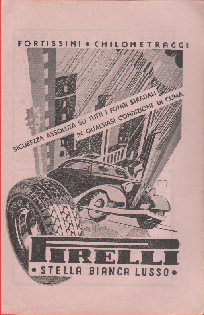 Pirelli Stella Bianca Lusso - Pubblicita 1936