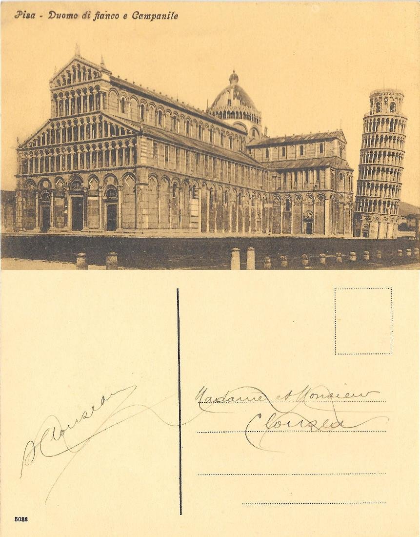 Pisa. Duomo di fianco e Campanile. Non viaggiata