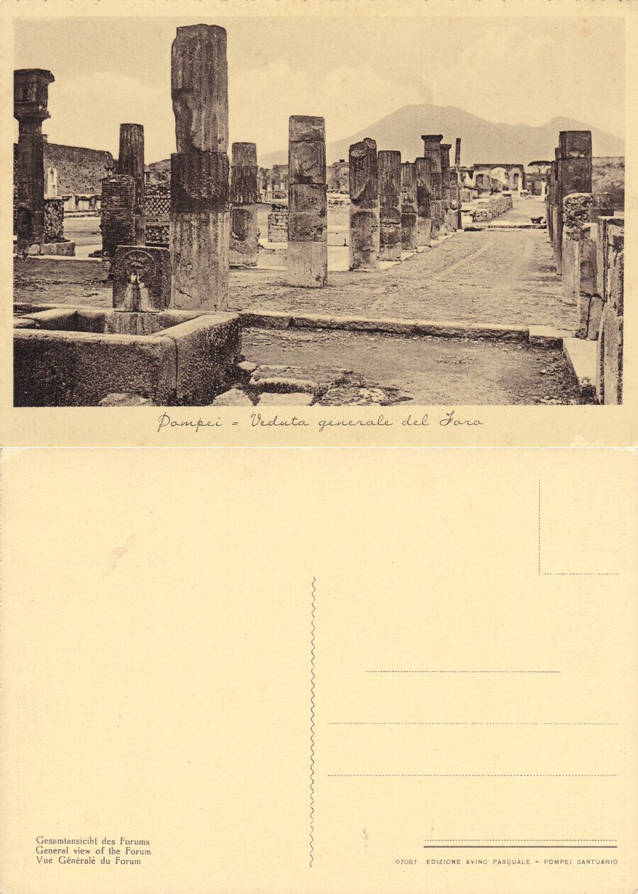 Pompei. Veduta generale del Fara. Non viaggiata