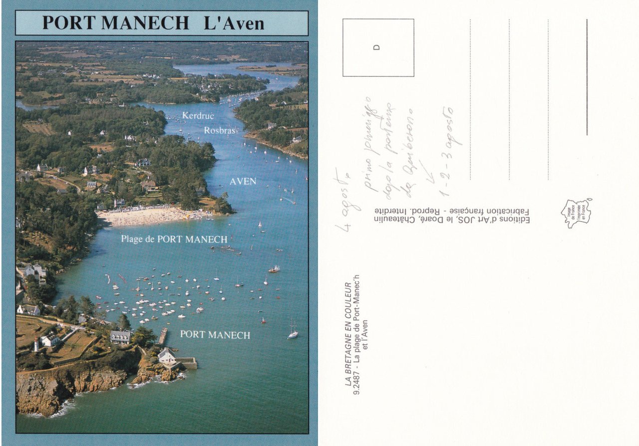 Port Manech. L'Aven. Non viaggiata