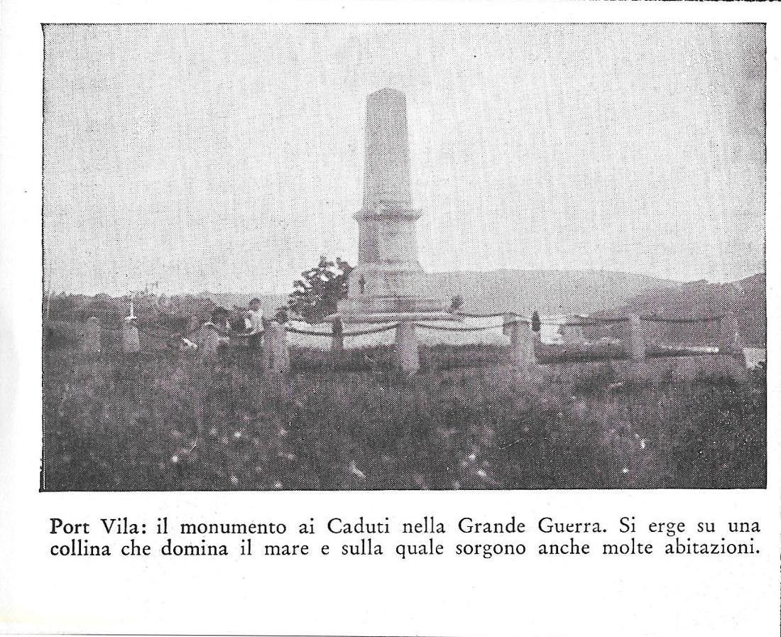 Port Vila, Monumento ai Caduti / Indigeni delle Isole Salomone. …