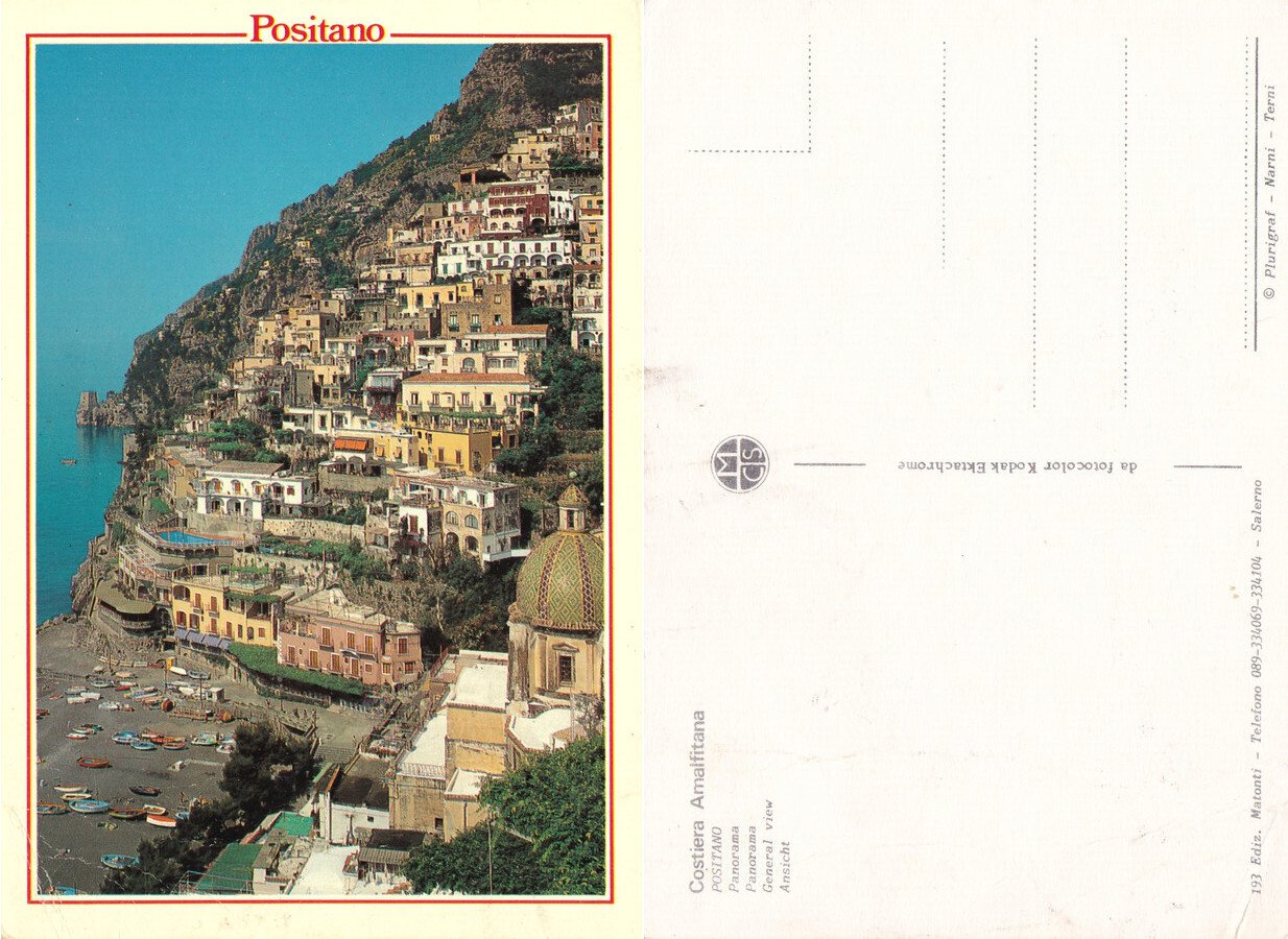 Positano. Panorama. Non viaggiata