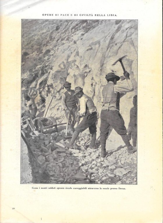 Posti avanzati di truppe montenegrine / Nostri soldati a Derna. …