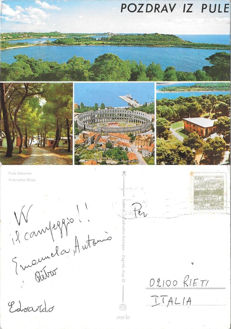 Pozdrav iz Pule. Viaggiata 2000