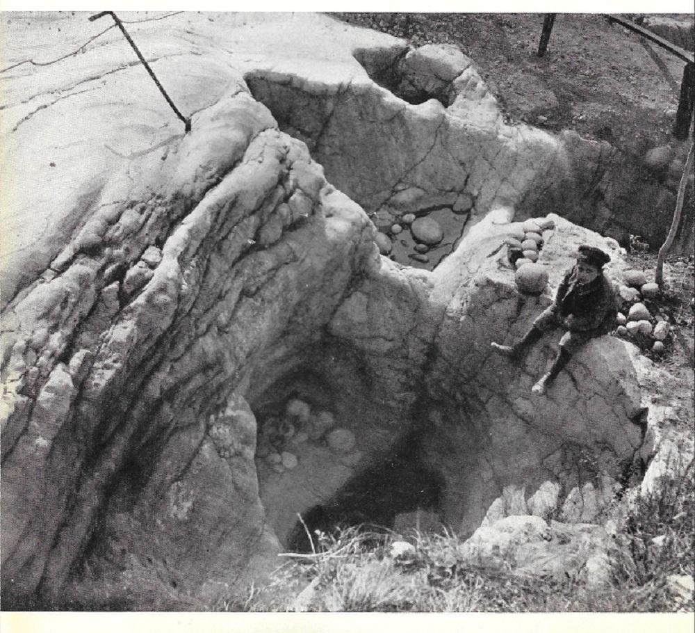 Pozzo glaciale di Nago (TN). Stampa1935