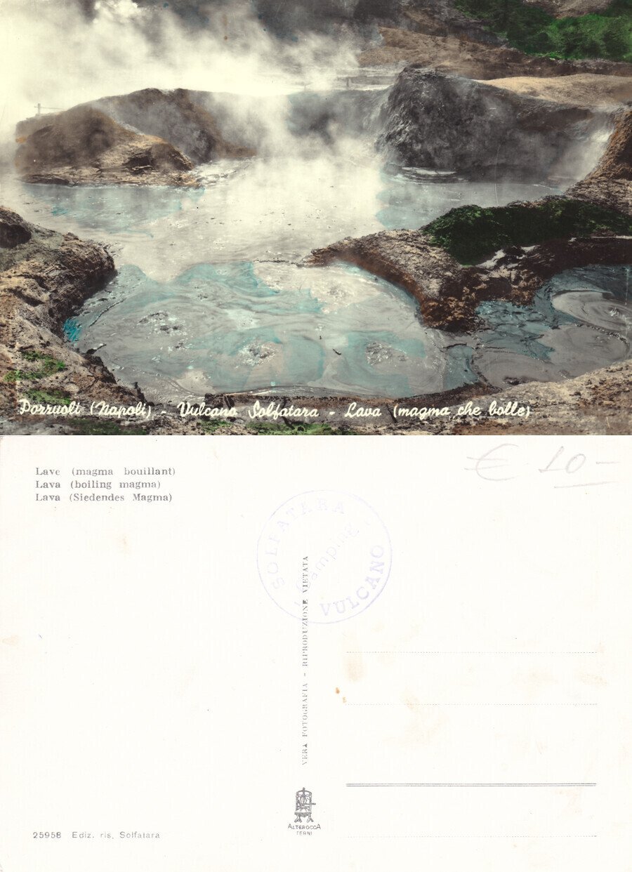 Pozzuali (NA), Vulcano Solfatara. Non viaggiata