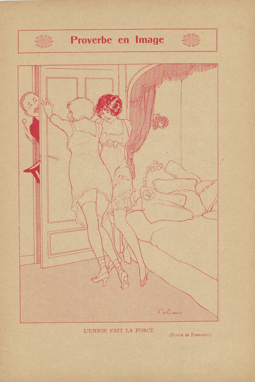 Proverbe en image. (ill. Fabiano). Stampa 1913