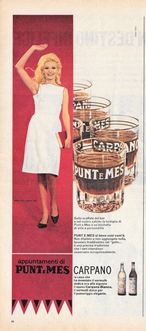 Punt e Mes Carpano - Advertising 1964