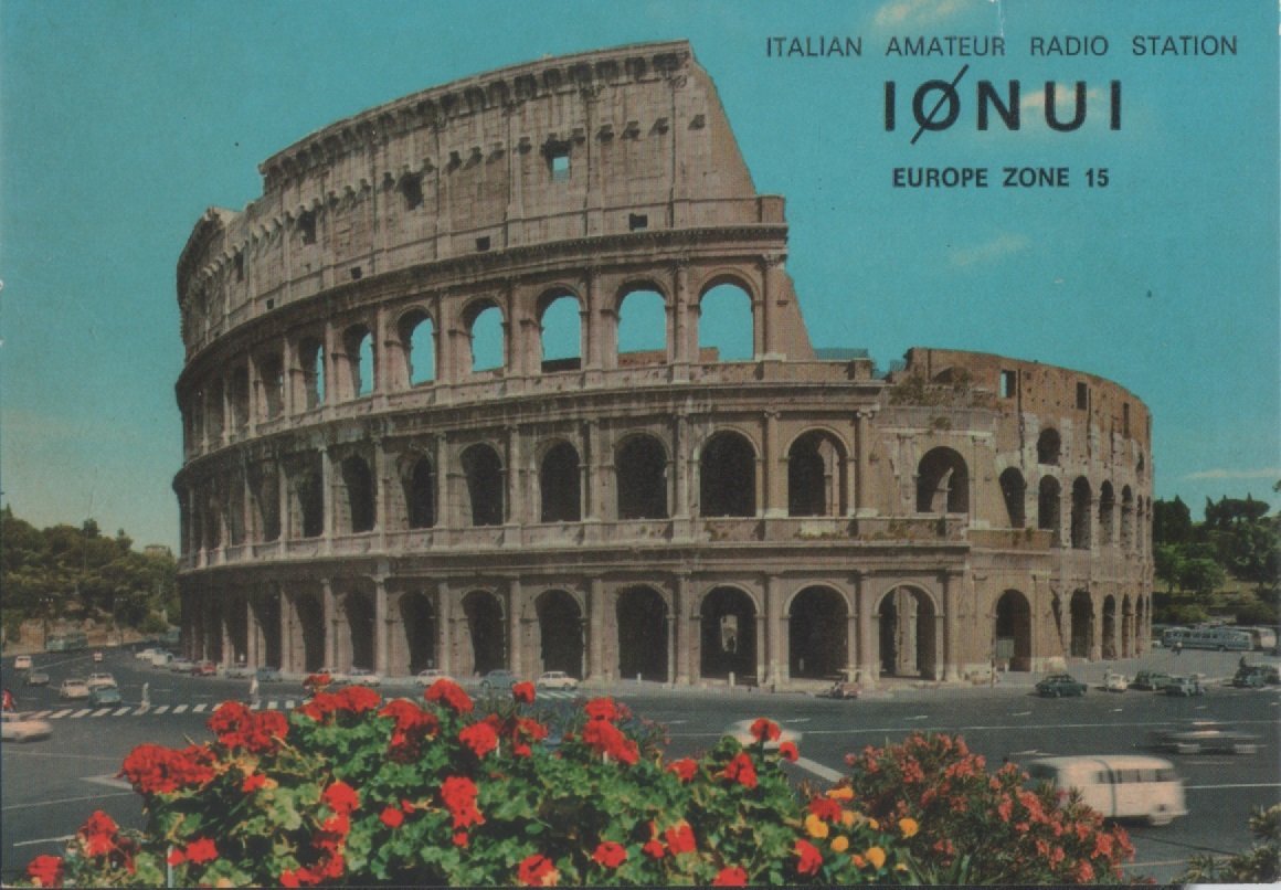 Radio Card. Roma 1978. IØNUI- Ugo Siniscalchi