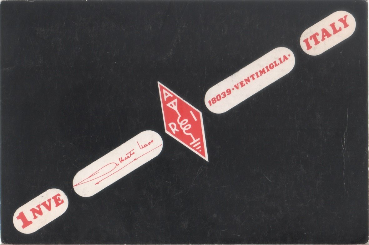 Radio Card. Ventimiglia 1978. 1NVE - Alberto Naso | Immagine principale