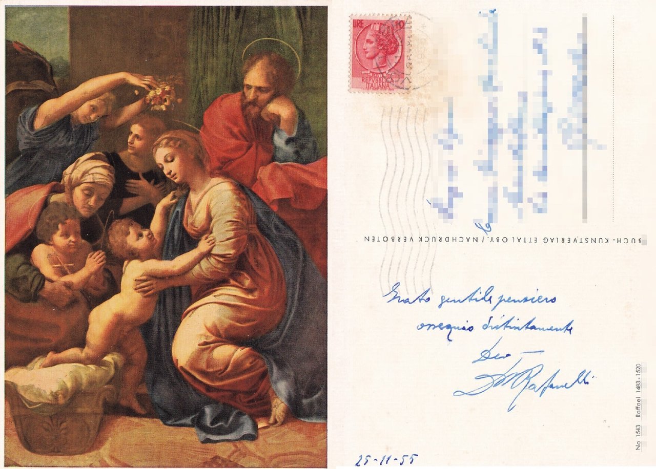 Raffaello 1483-1520 - Viaggiata 1955