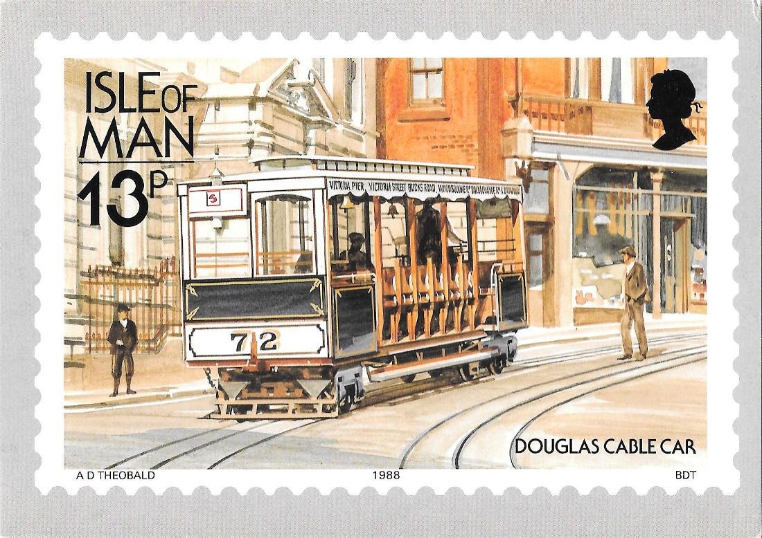Raiways and Tramways of the isle of Man. Douglas Cable …