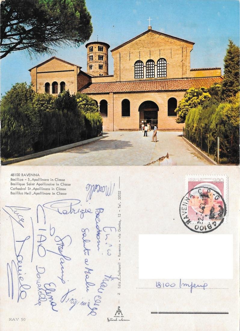 Ravenna. Basilica di S. Apollinare in Classe. Viaggiata 1983