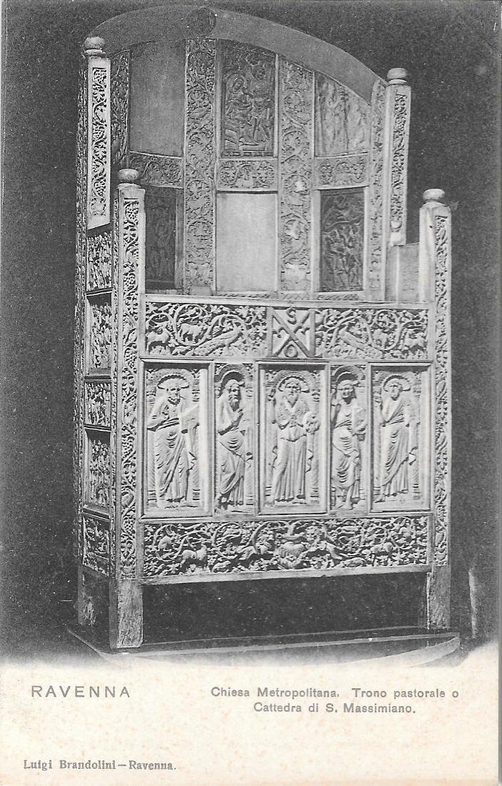 Ravenna. Chiesa Metropolitana. Trono pastorale. Non viaggiata