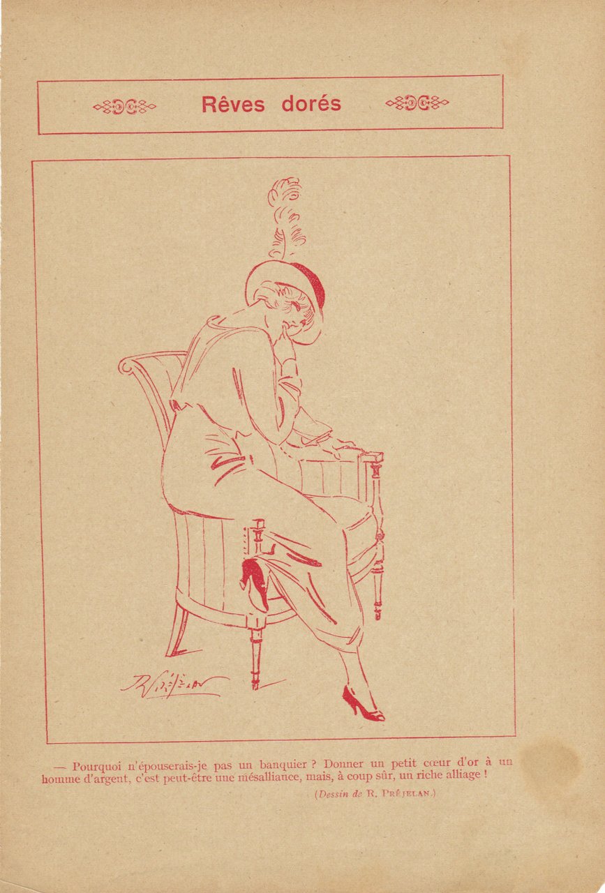 Reves dores. (ill. Prejelan). Stampa 1913